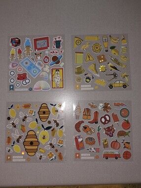 Pipsticks Stickers 4 Sheets Included